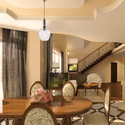 Κρεμαστό Φωτιστικό Με Ανάρτηση Μαύρη-Ασημί Και Ανάγλυφο Γυαλί Σε Διάφανο Χρώμα E27 SALEM VIOKEF