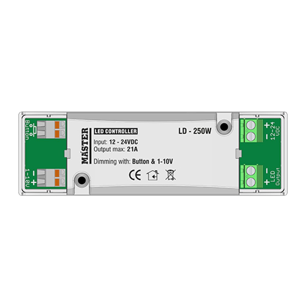 Dimmer Master LED CONTROLLER (BUTTON & 1-10V) LD-250W