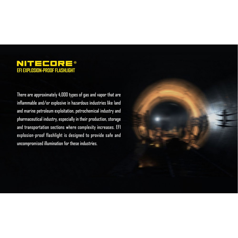 Επαγγελματικός Φακός LED NITECORE EXPLOSION-PROOF EF1