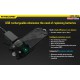 Φακός LED NITECORE TUBE, Μπρελόκ, Rechargable-UV
