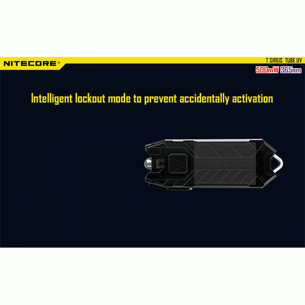 Φακός LED NITECORE TUBE, Μπρελόκ, Rechargable-UV
