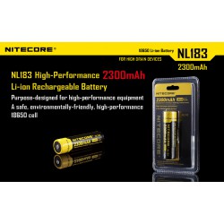 Μπαταρία NITECORE 18650 / 2300mAh NL1823