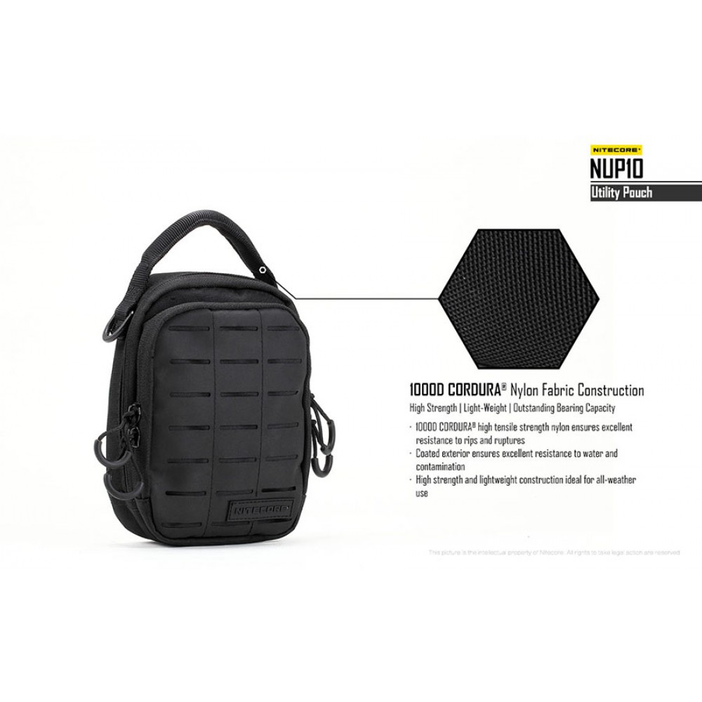 Τσαντάκι Από Nylon CORDURA Nitcore Tactical Pounch NUP10 Nitecore
