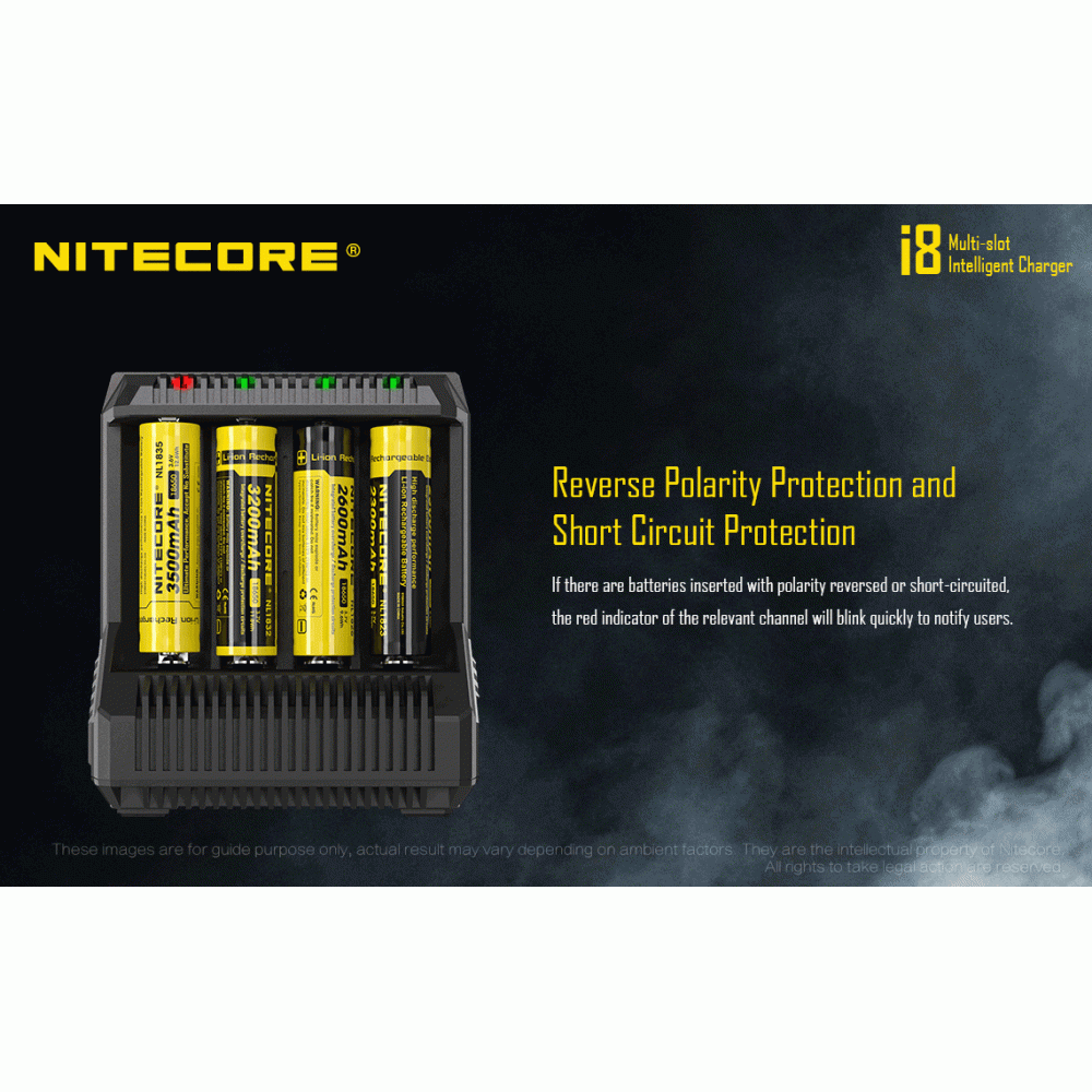 ΦΟΡΤΙΣΤΗΣ i8, Οχτώ Θέσεων NITECORE