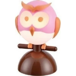 Παιδικό Φωτιστικό Πορτατίφ Ροζ Κουκουβάγια 1xE14 Aca