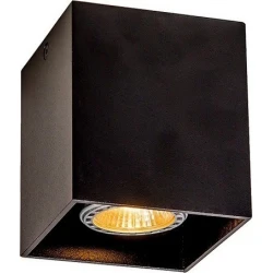Φωτιστικό Downlight Square Dice GU10 82x82 Σε Μαύρο Χρώμα VIOKEF