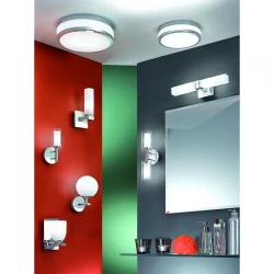 LED Φωτιστικό Οροφής - Τοίχου Μπάνιου ø225mm 11W 950lm IP44 LED PALERMO Eglo