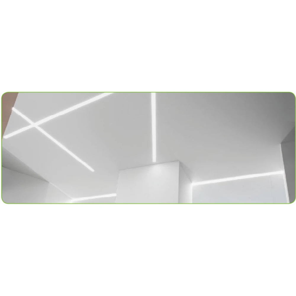 LED Γραμμικό Χωνευτό Φωτιστικό Σειρά WINT Με Πλακέτα Φωτισμού TRIDONIC 185 Lumens/Watt