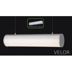 LED Γραμμικό Κρεμαστό Φωτιστικό Σειρά VELOR Economy Σε Διάφορα Μήκη