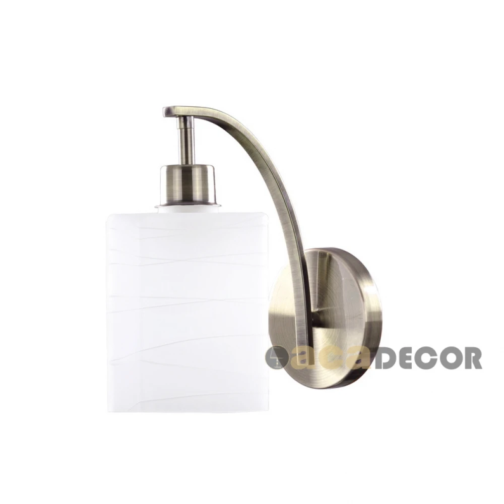 Απλίκα Με Αμμοβολή Γυαλί Διακοσμημένο Με Λευκές γραμμές