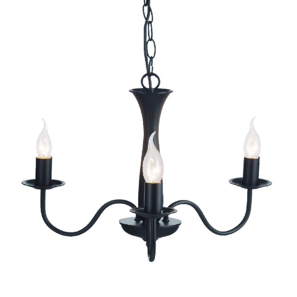 Μεταλλικό Φωτιστικό Πολυέλαιος Ματ Σε Διάφορα Χρώματα 3xE14 ACA 