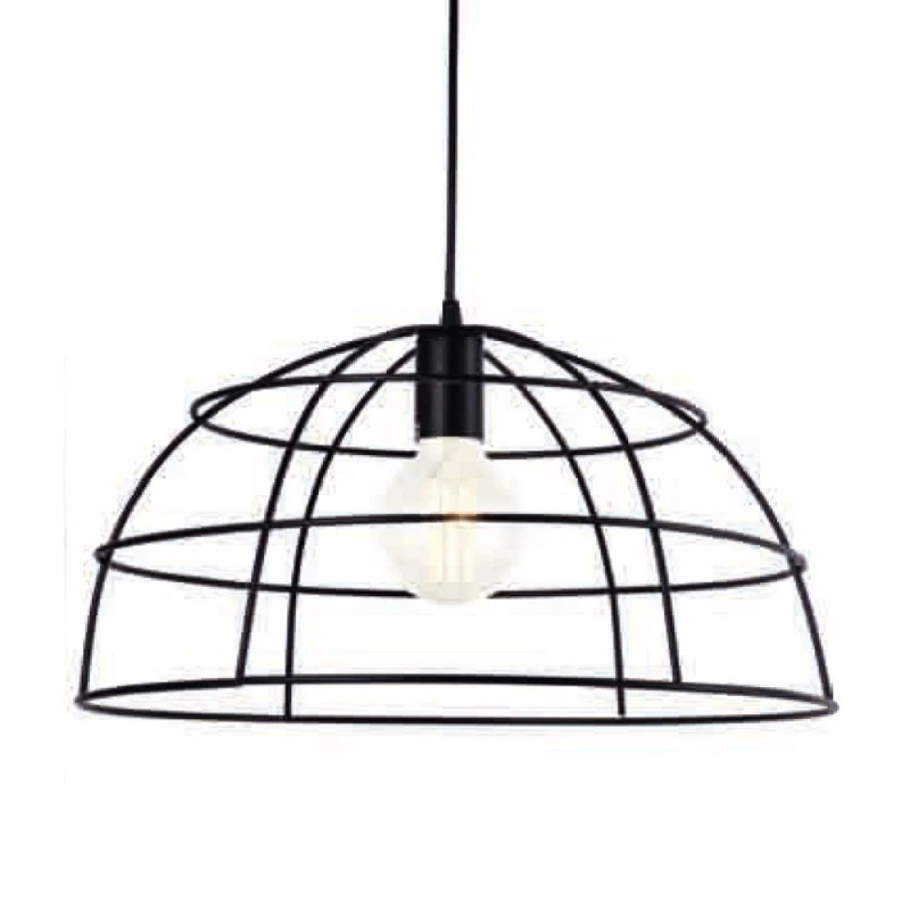 Vintage Κρεμαστό Φωτιστικό Σε Σχήμα Καμπάνα 1xE27