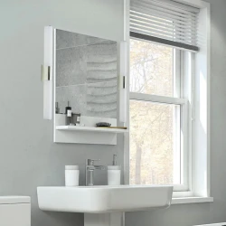 Επίτοιχο Φωτιστικό 13W Σε Χρώμιο Με Λευκό Ακρυλικό Γυαλί IP44 