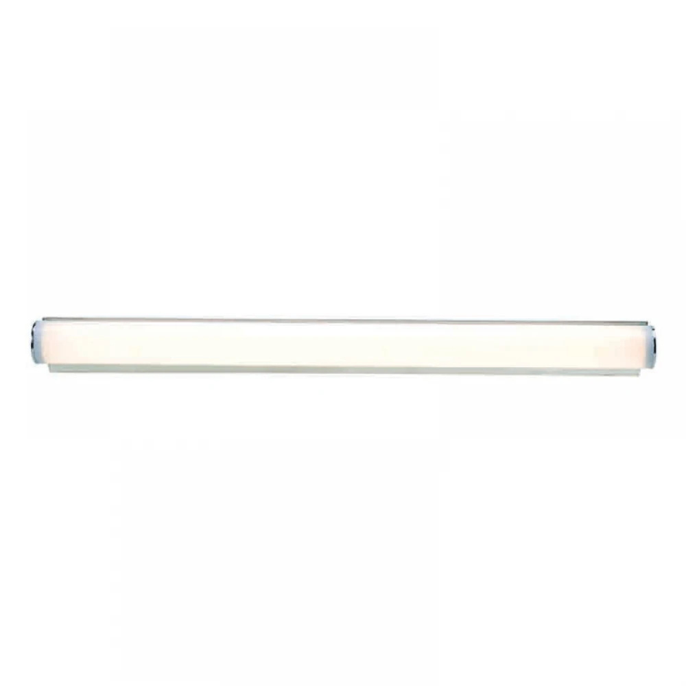 Επίτοιχο Φωτιστικό 15W Σε Χρώμιο Με Λευκό Ακρυλικό Γυαλί W:565 IP44 