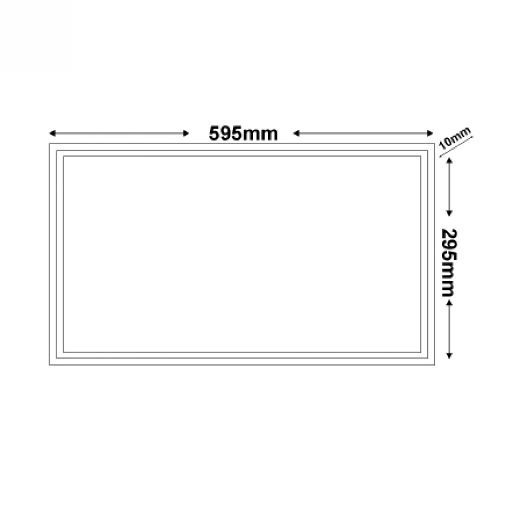 SMART LED SMD Slim Panel 25W 120º 295x595mm 230V Dimmable EVERLY ACA