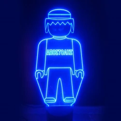 LED Φωτιστικό Χαραγμένο Plexiglass Με Σχέδιο Playmobil Με Διακόπτη ON/OFF AlphaLed LED Φωτιστικό Χαραγμένο Plexiglass Με Σχέδιο Playmobil Με Διακόπτη ON/OFF AlphaLed
