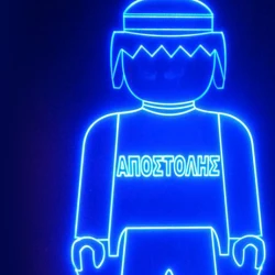 LED Φωτιστικό Χαραγμένο Plexiglass Με Σχέδιο Playmobil Με Διακόπτη ON/OFF AlphaLed LED Φωτιστικό Χαραγμένο Plexiglass Με Σχέδιο Playmobil Με Διακόπτη ON/OFF AlphaLed