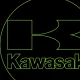 LED Φωτιστικό Χαραγμένο Plexiglass Με Σχέδιο Moto Kawasaki Με Διακόπτη ON/OFF AlphaLed