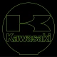 LED Φωτιστικό Χαραγμένο Plexiglass Με Σχέδιο Moto Kawasaki Με Διακόπτη ON/OFF AlphaLed
