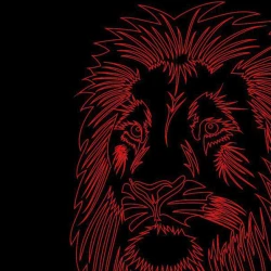 LED Φωτιστικό Χαραγμένο Plexiglass Με Σχέδιο Λιοντάρι Με Διακόπτη ON/OFF AlphaLed LED Φωτιστικό Χαραγμένο Plexiglass Με Σχέδιο Λιοντάρι Με Διακόπτη ON/OFF AlphaLed