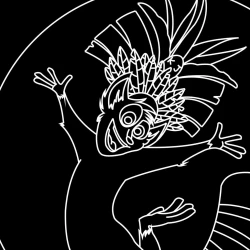 LED Φωτιστικό Χαραγμένο Plexiglass Με Σχέδιο Cartoon Madagascar Με Διακόπτη ON/OFF AlphaLed LED Φωτιστικό Χαραγμένο Plexiglass Με Σχέδιο Cartoon Madagascar Με Διακόπτη ON/OFF AlphaLed