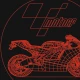 LED Φωτιστικό Χαραγμένο Plexiglass Με Σχέδιο MotoGP Με Διακόπτη ON/OFF AlphaLed