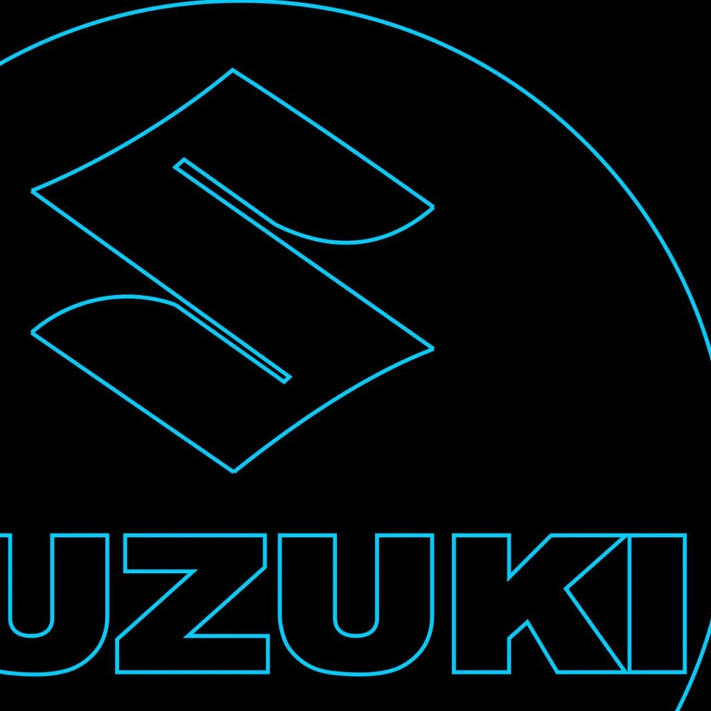 LED Φωτιστικό Χαραγμένο Plexiglass Με Σχέδιο Auto Suzuki Με Διακόπτη ON/OFF AlphaLed