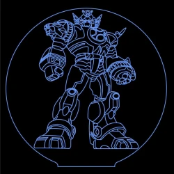 LED Φωτιστικό Χαραγμένο Plexiglass Με Σχέδιο Transformers Με Διακόπτη ON/OFF AlphaLed LED Φωτιστικό Χαραγμένο Plexiglass Με Σχέδιο Transformers Με Διακόπτη ON/OFF AlphaLed