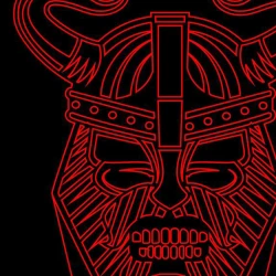 LED Φωτιστικό Χαραγμένο Plexiglass Με Σχέδιο Viking Με Διακόπτη ON/OFF AlphaLed LED Φωτιστικό Χαραγμένο Plexiglass Με Σχέδιο Viking Με Διακόπτη ON/OFF AlphaLed