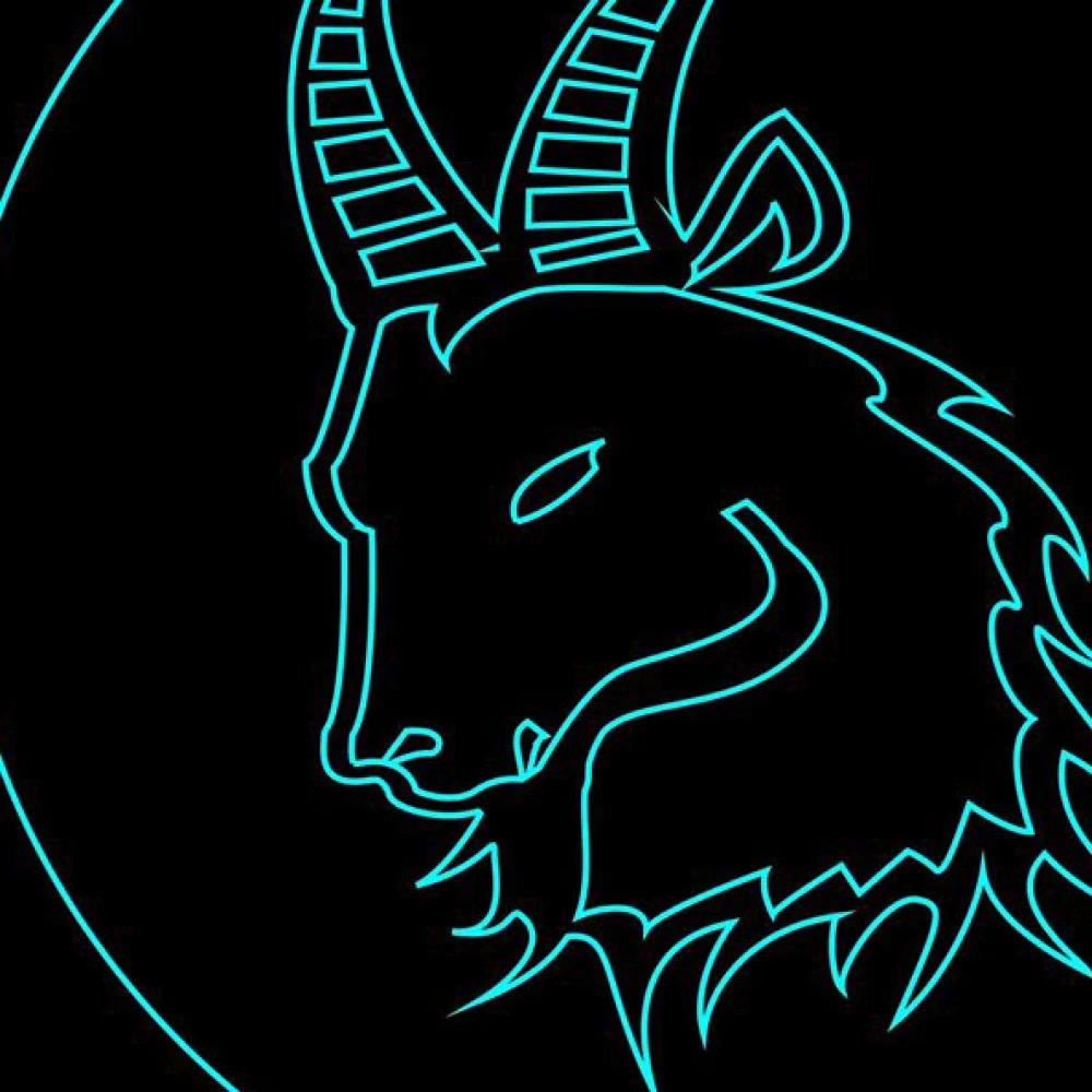 LED Φωτιστικό Χαραγμένο Plexiglass Με Σχέδιο Ζώδιο Αιγόκερως Με Διακόπτη ON/OFF AlphaLed