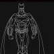 LED Φωτιστικό Χαραγμένο Plexiglass Με Σχέδιο Superheroes Batman Με Διακόπτη ON/OFF AlphaLed