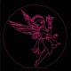 LED Φωτιστικό Χαραγμένο Plexiglass Με Σχέδιο Fairy Με Διακόπτη ON/OFF AlphaLed