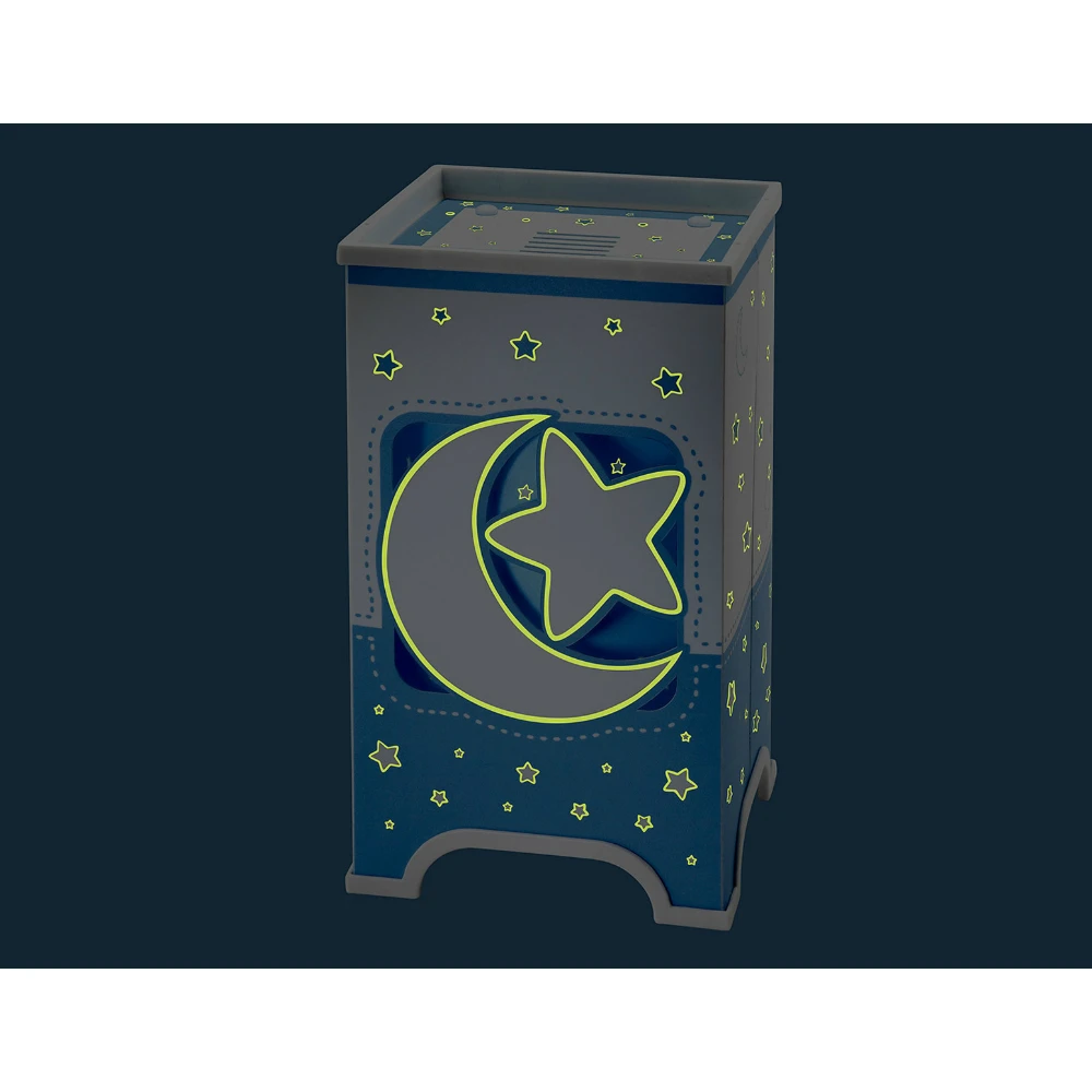 Blue Moon Τετράγωνο Φωτιστικό Κομοδίνου LED Ango