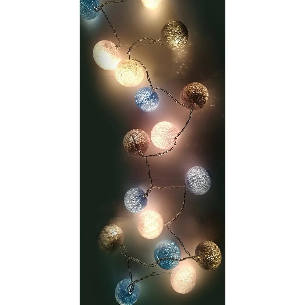 Έτοιμη Διακοσμητική Γιρλάντα Beelights Με Φωτάκια Σε Χρωματισμούς Bluewave DIMMABLE