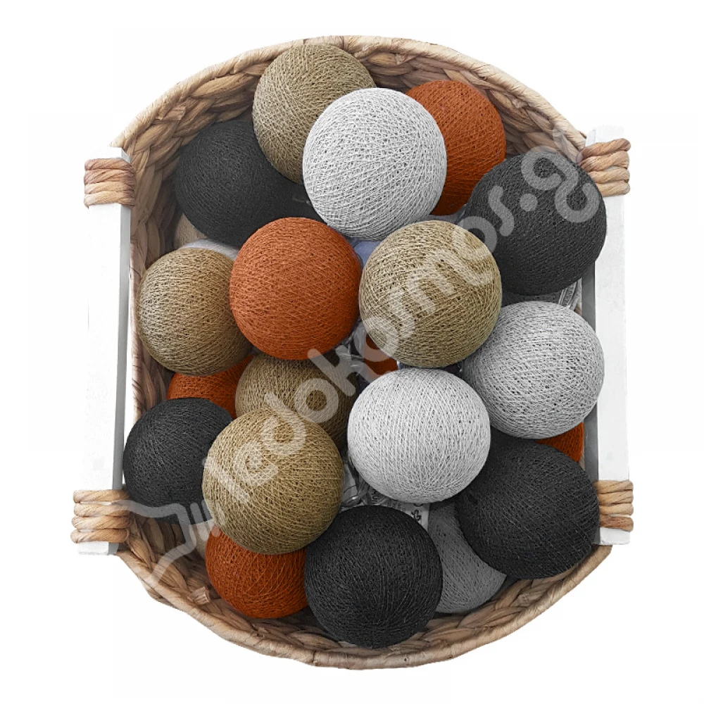 Έτοιμη Διακοσμητική Γιρλάντα Beelights  Με Φωτάκια Σε Χρωματισμούς Caffe Mocha DIMMABLE