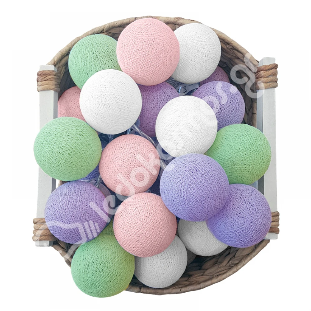 Έτοιμη Διακοσμητική Γιρλάντα Beelights Με Φωτάκια Σε Χρωματισμούς Lavender DIMMABLE