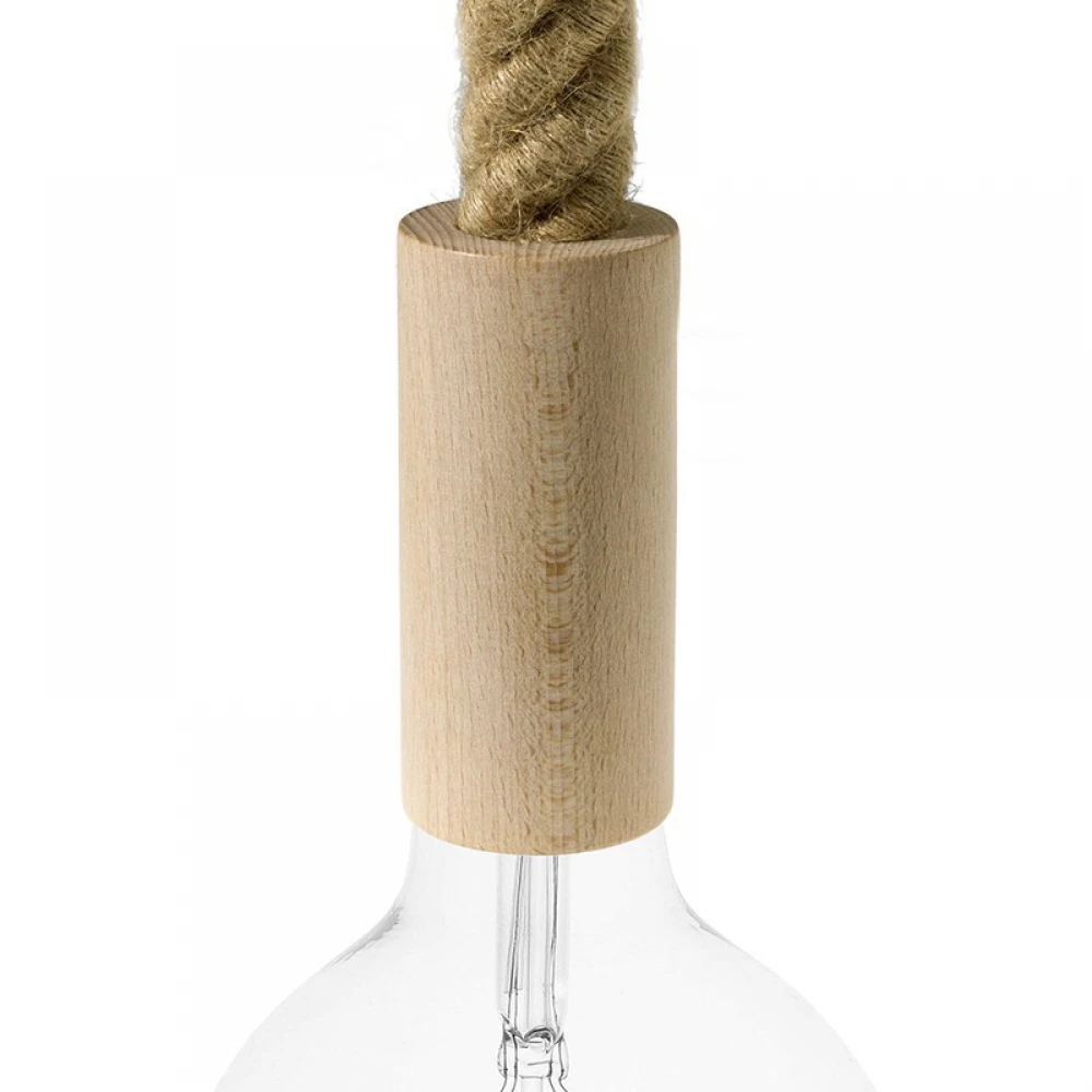 Ξύλινο Ντουί Ε27 Για Τριχιά Σε Τρία Μεγέθη Creative Cables
