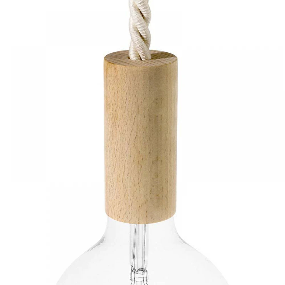 Ξύλινο Ντουί Ε27 Για Τριχιά Σε Τρία Μεγέθη Creative Cables