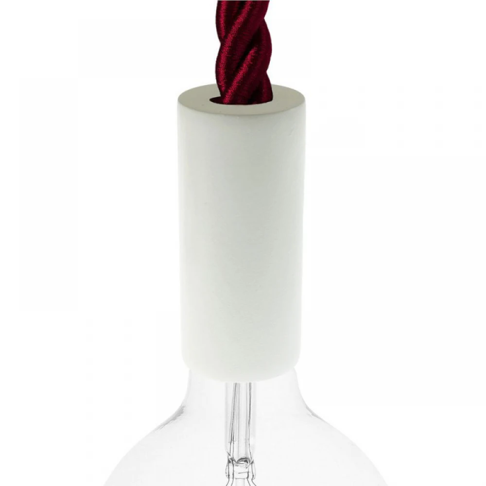 Λευκό Ξύλινο Ντουί Ε27 Για Τριχιά Σε Τρία Μεγέθη Creative Cables