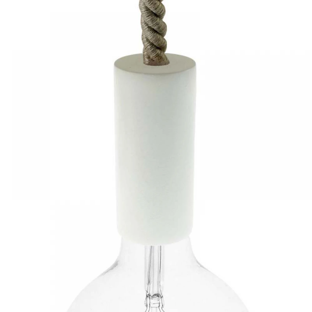 Λευκό Ξύλινο Ντουί Ε27 Για Τριχιά Σε Τρία Μεγέθη Creative Cables