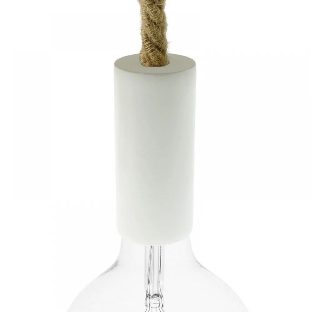 Λευκό Ξύλινο Ντουί Ε27 Για Τριχιά Σε Τρία Μεγέθη Creative Cables