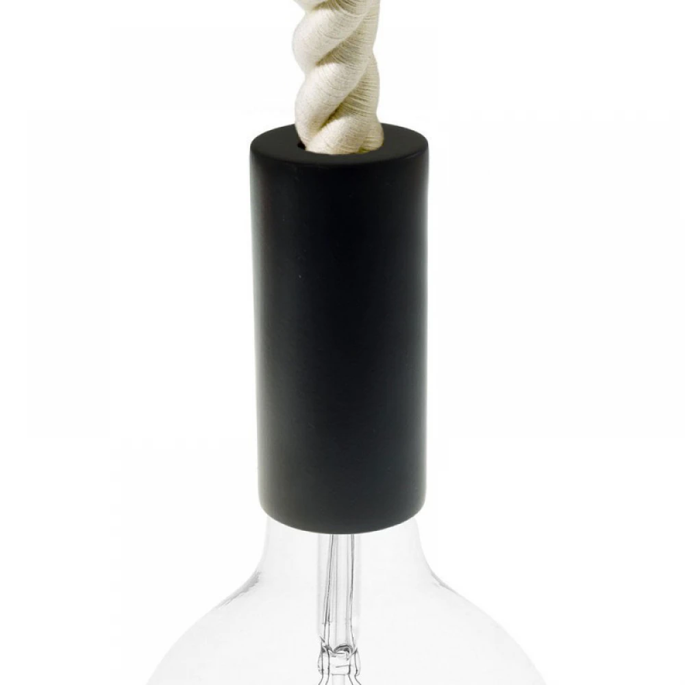 Μαύρο Ξύλινο Ντουί Ε27 Για Τριχιά Σε Τρία Μεγέθη Creative Cables