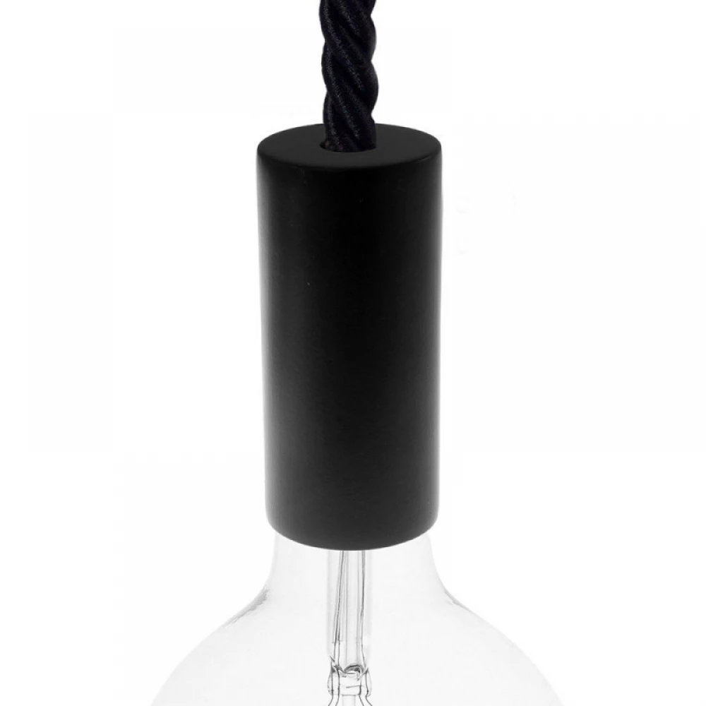Μαύρο Ξύλινο Ντουί Ε27 Για Τριχιά Σε Τρία Μεγέθη Creative Cables