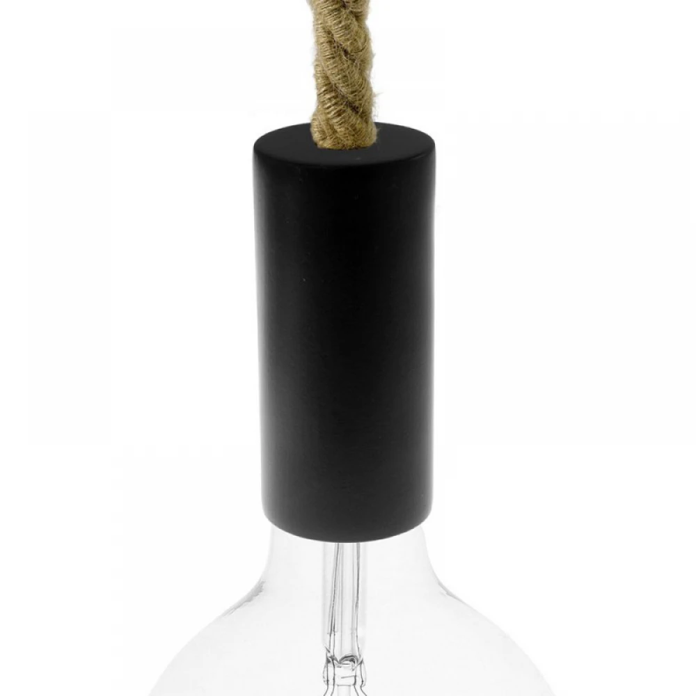 Μαύρο Ξύλινο Ντουί Ε27 Για Τριχιά Σε Τρία Μεγέθη Creative Cables