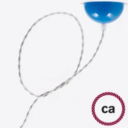 Υφασμάτινο Καλώδιο Ιβουάρ Στριφτό