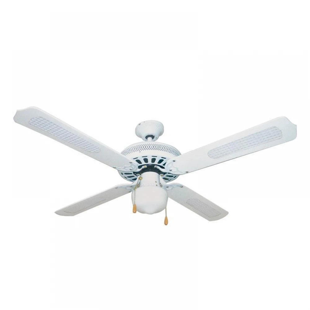 Ανεμιστήρας Οροφής Φ120 60W ΛΕΥΚΟΣ 1XE27 Eurolamp