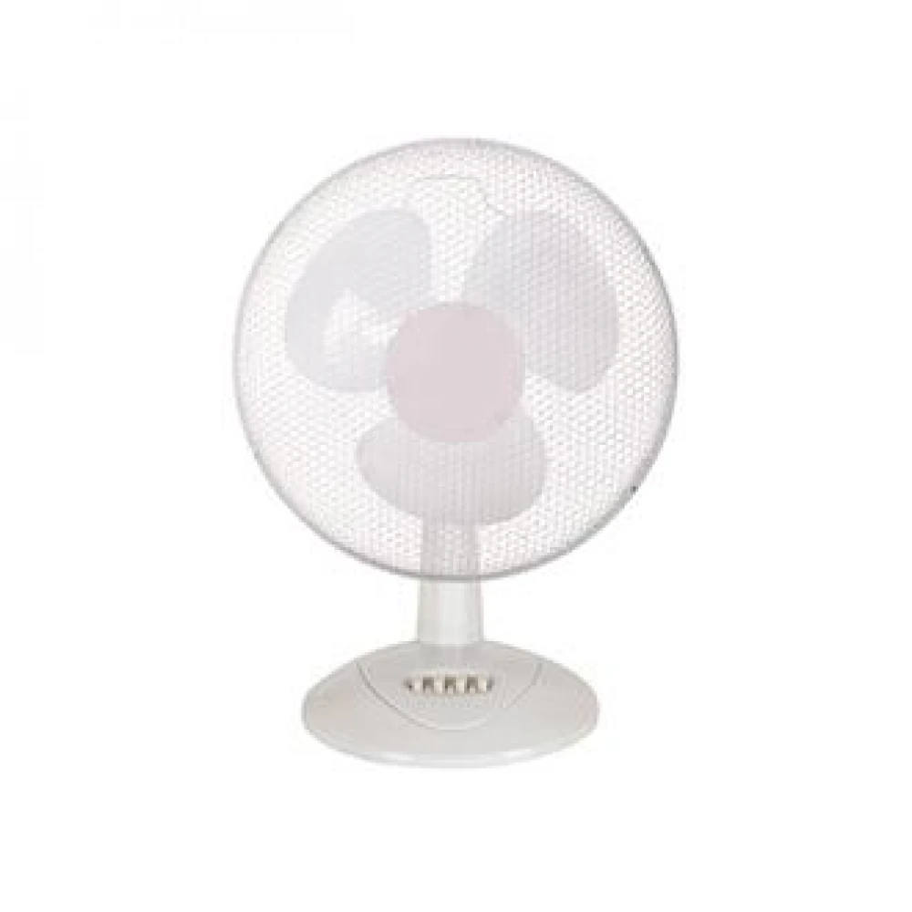 Επιτραπέζιος Ανεμιστήρας 55W Φ40 Σε Λευκό Χρώμα Eurolamp