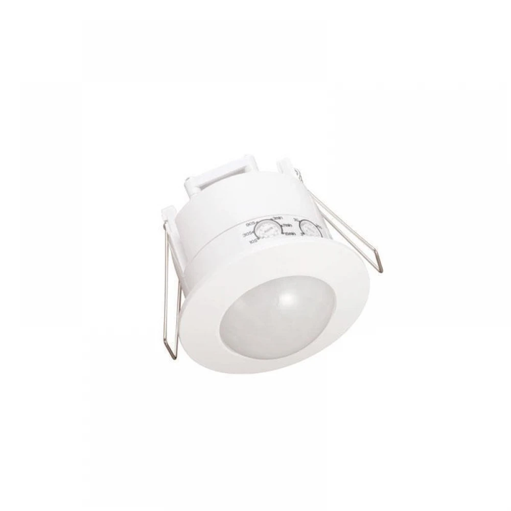 Ανιχνευτής Κίνησης Λευκός Οροφής Χωνευτός 1200W 220-240V Eurolamp