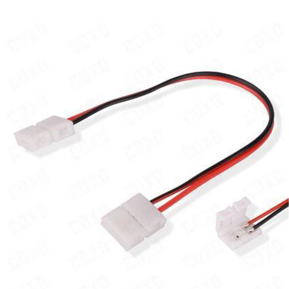 Φις LED Connector Με Καλώδιο 2 Επαφών 3528 (4,8W) 12V/24V DC Eurolamp