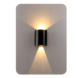 Αδιάβροχη LED COB Απλίκα 6W Από Αλουμίνιο 90º 230V Σε Δύο Χρώματα IP54 MATRIX Eurolamp